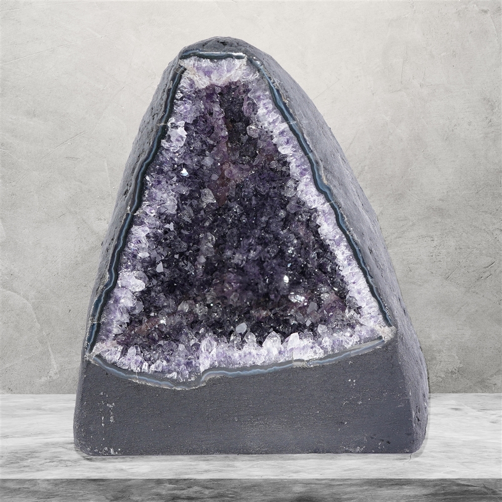 Amethyst-Druse Unikat 521 | Schreier Großhandel Edelsteine, Heilsteine & Schmuck