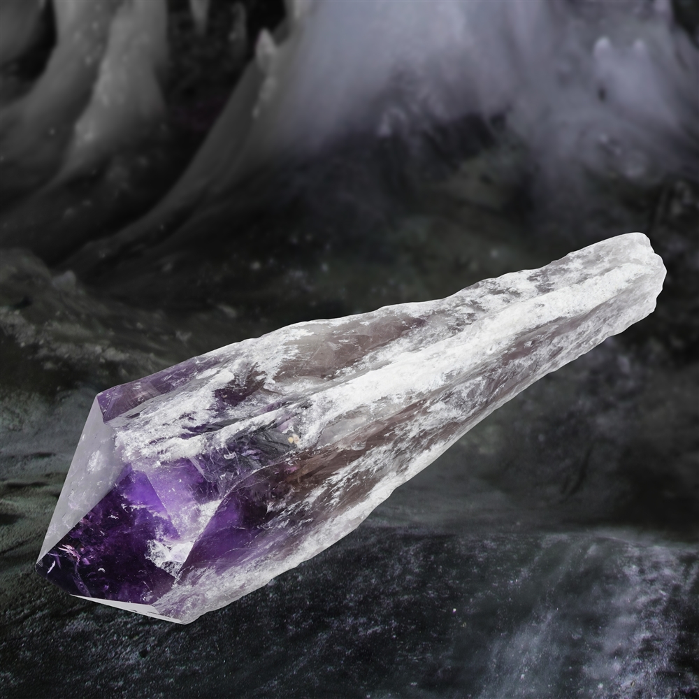 Amethyst-Spitze Unikat 230, 22,5cm