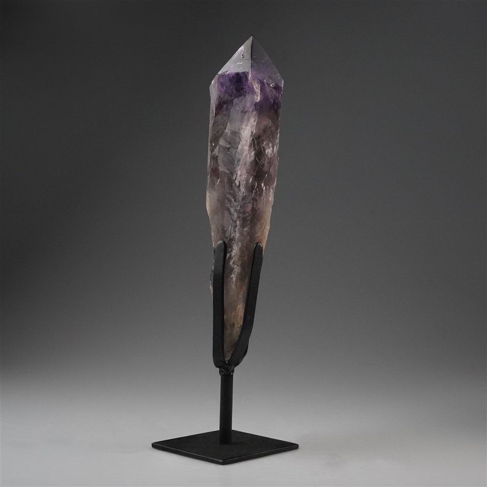 2806012261 Amethyst Point on stand, 32.5cm, unique 261 | wholesaler gems & healing stones