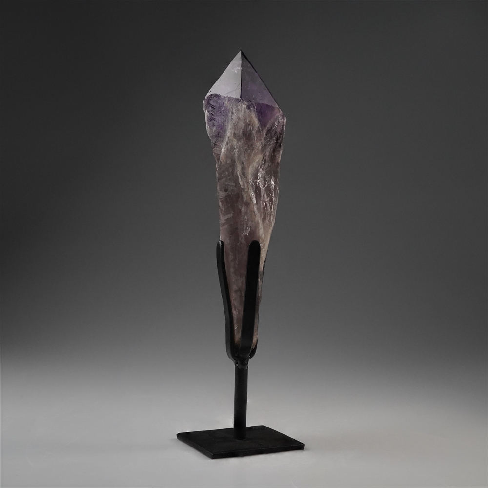 2806012262 Amethyst Point on stand, 29cm, unique 262 | wholesaler gems & healing stones