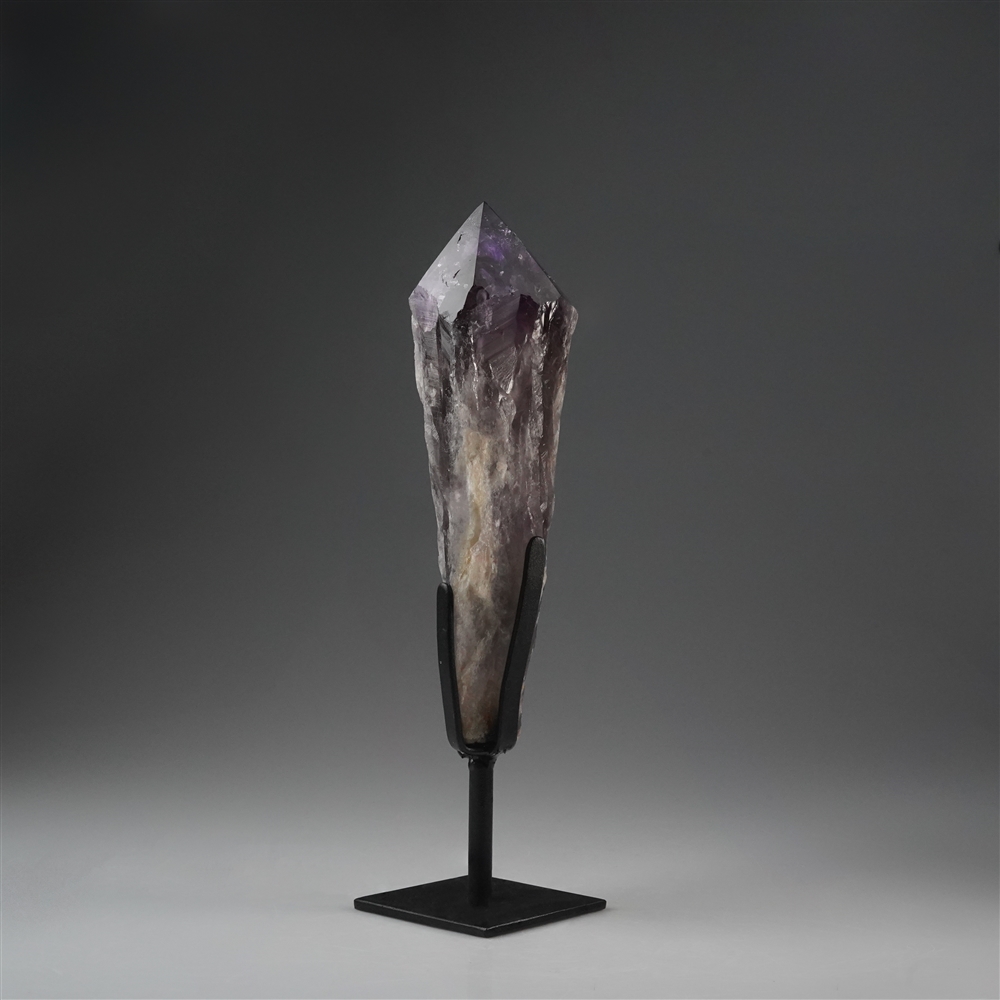 2806012264 Amethyst Point on stand, 28cm, unique 264 | wholesaler gems & healing stones