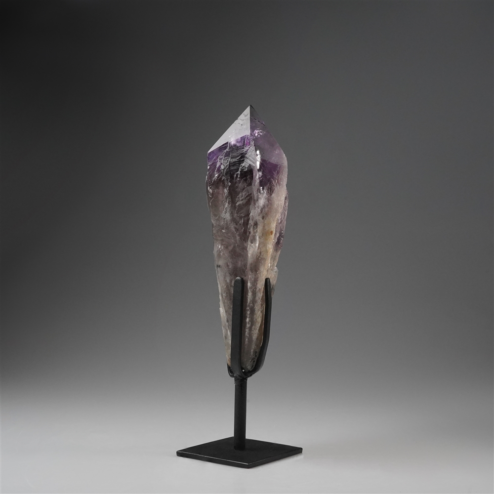 2806012265 Amethyst Point on stand, 27cm, unique 265 | wholesaler gems & healing stones