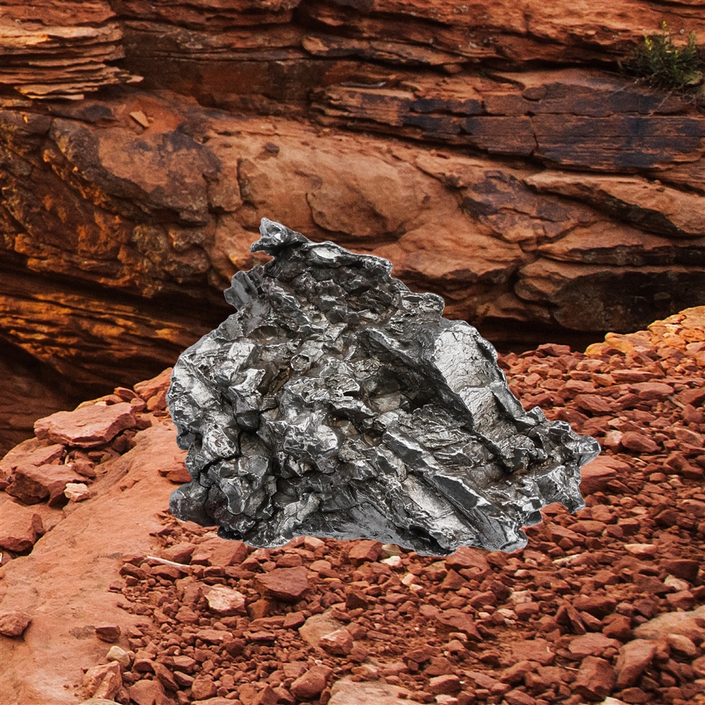 Meteorite (Campo del Cielo) unique specimen 092, 5.7cm