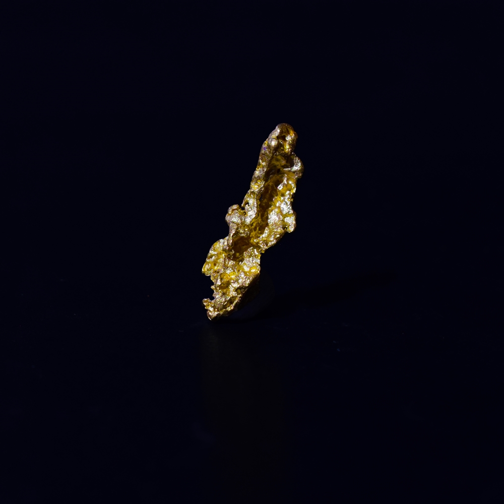 Pepita d'oro Australia Triangolo d'oro unico 126 2,4g