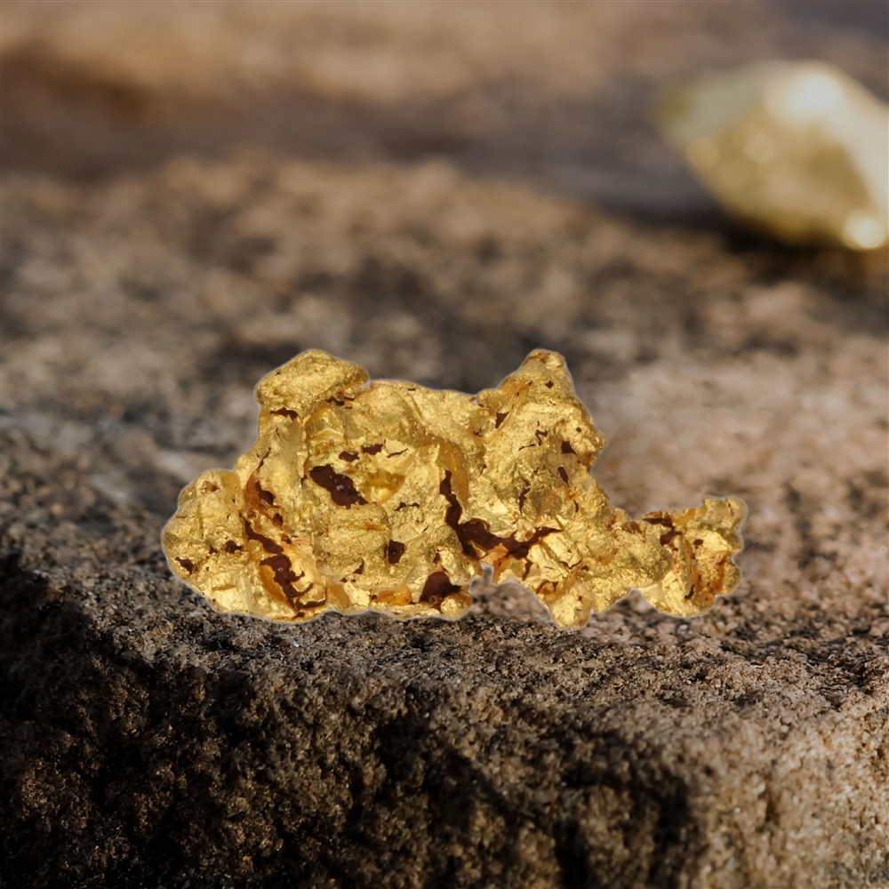 Pépite d'or Australie Kalgoorlie 1,2g Pièces uniques 157