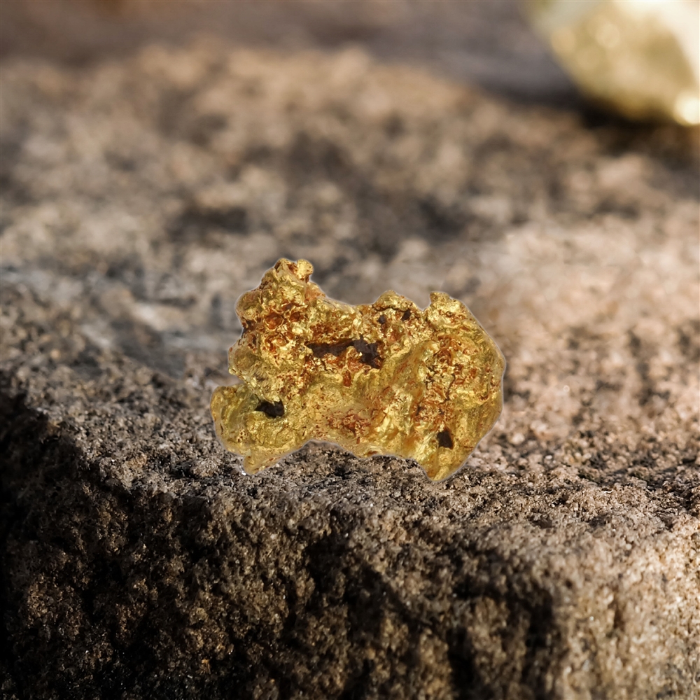 Gold nugget Australia Kalgoorlie 1,1g unique 170