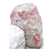 Pietra grezza quarzo rosa esemplare unico #004 (64cm / 225kg)