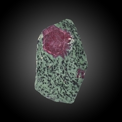 2808163010 Plate Zoisite with Ruby Unique 010 | wholesaler gems, healing stones & jewelry