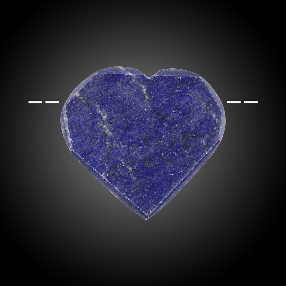 Cabochon roh/poliert Lapis Lazuli gebohrt Unikat 036