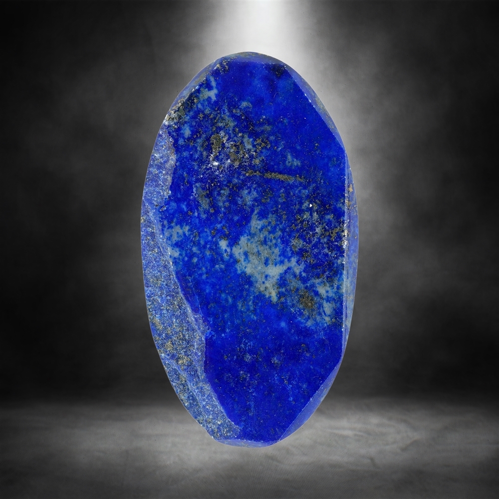 Cabochon grezzo/lucido di Lapislazzuli forato unico 047 | Marco Schreier