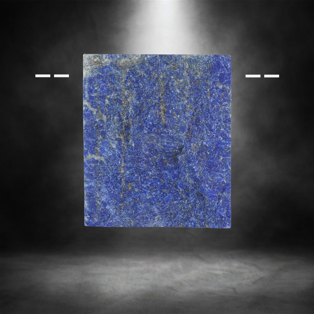 Cabochon roh/poliert Lapis Lazuli gebohrt Unikat 050