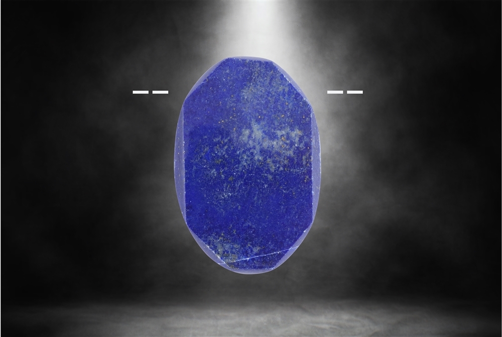 Cabochon rough/polished Lapis Lazuli drilled unique 052 | Marco Schreier