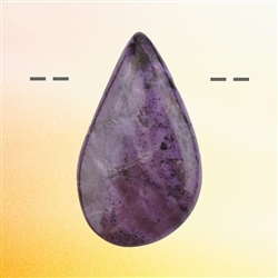 2811150049 Cabochon drilled Sugilite unique 049 | wholesaler gems, healing stones & jewelry