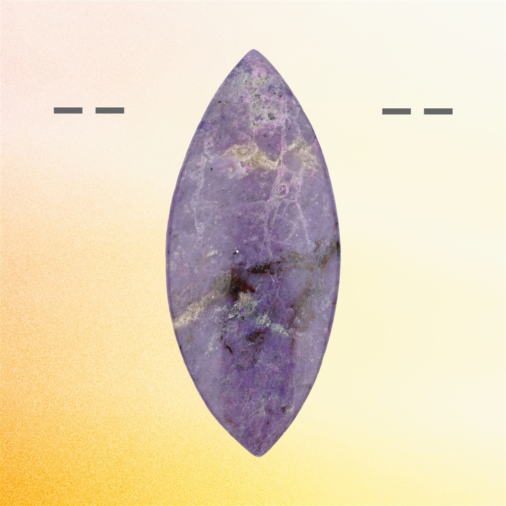 Cabochon percé Sugilite Pièces uniques 050