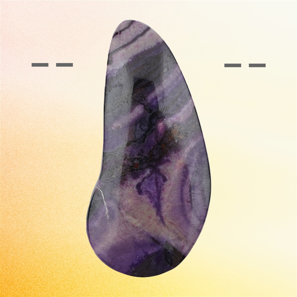 Cabochon di sugilite forata unico 052