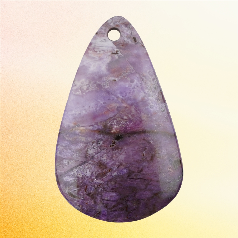 Cabochon di sugilite forata unico 058