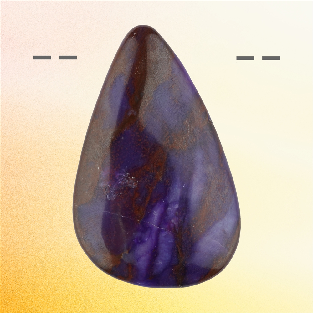 Cabochon forato di sugilite unico 060