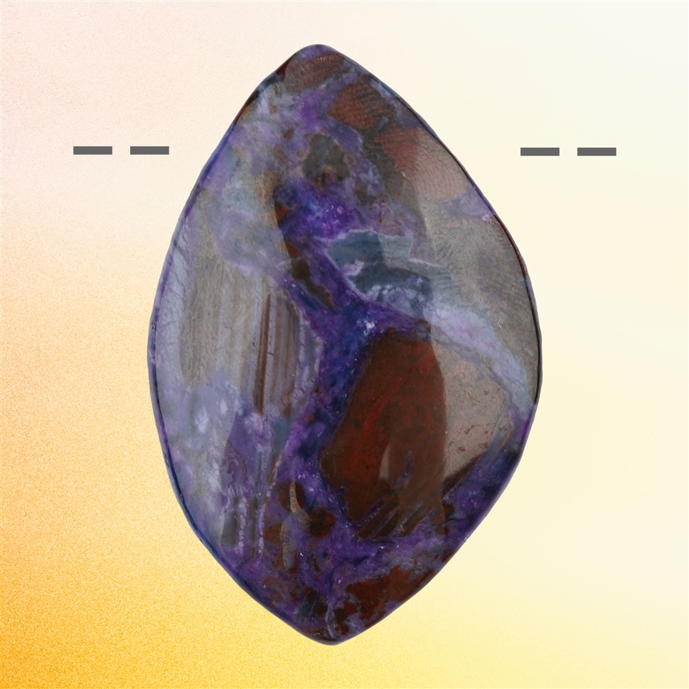 Cabochon di sugilite forata unico 071