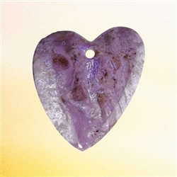 2811150108 Heart drilled Sugilite unique 108 | wholesaler gems, healing stones & jewelry