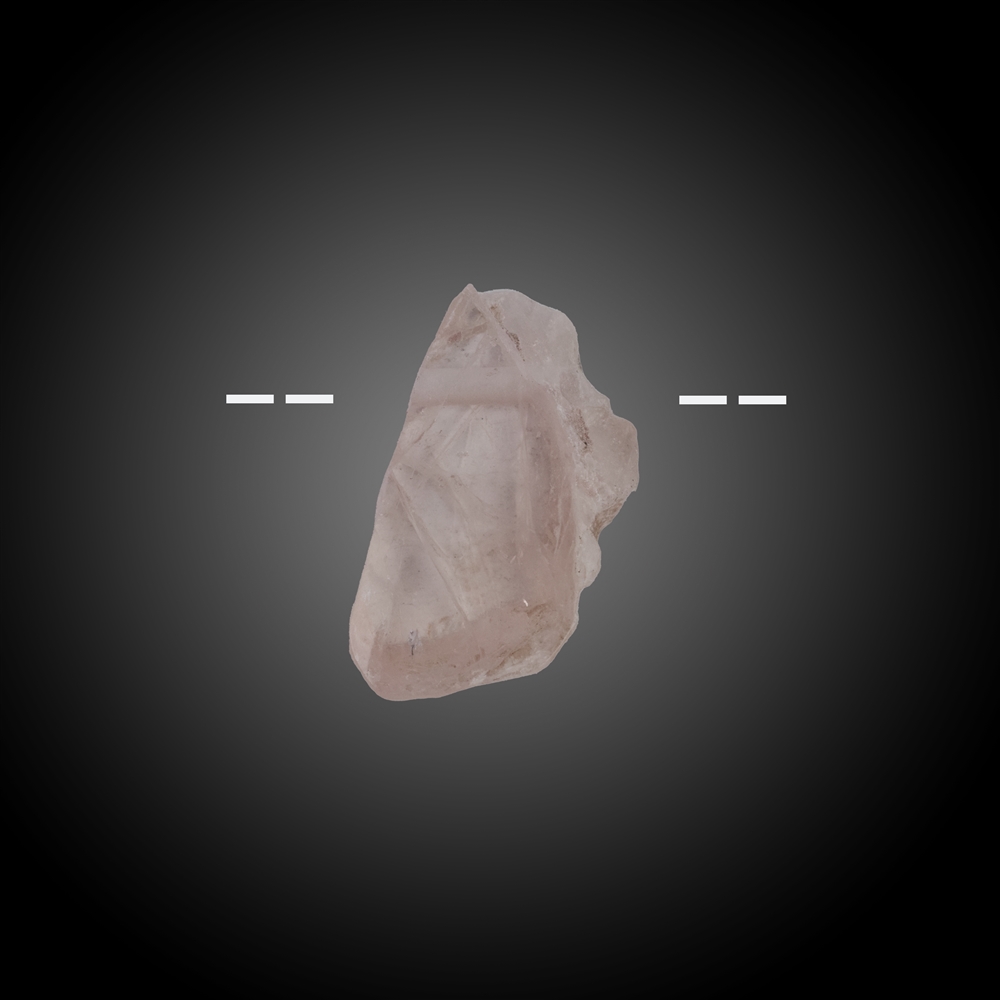 Morganite a forma libera forata unica 031