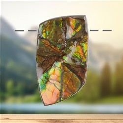 2811583121 Ammolith gebohrt, 4,8cm, Unikat 121 | Schreier Edelsteine, Heilsteine & Schmuck