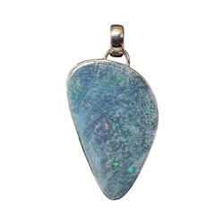 2815120002 Opal doublet pendant, 4.0 cm, unique 002 | wholesaler gems & healing stones