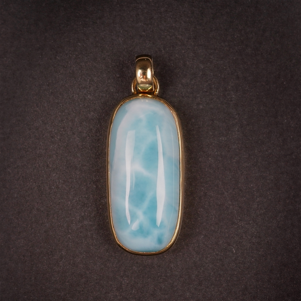 Larimar pendant, 4.5 cm, unique piece #148 | wholesaler gems & healing stones