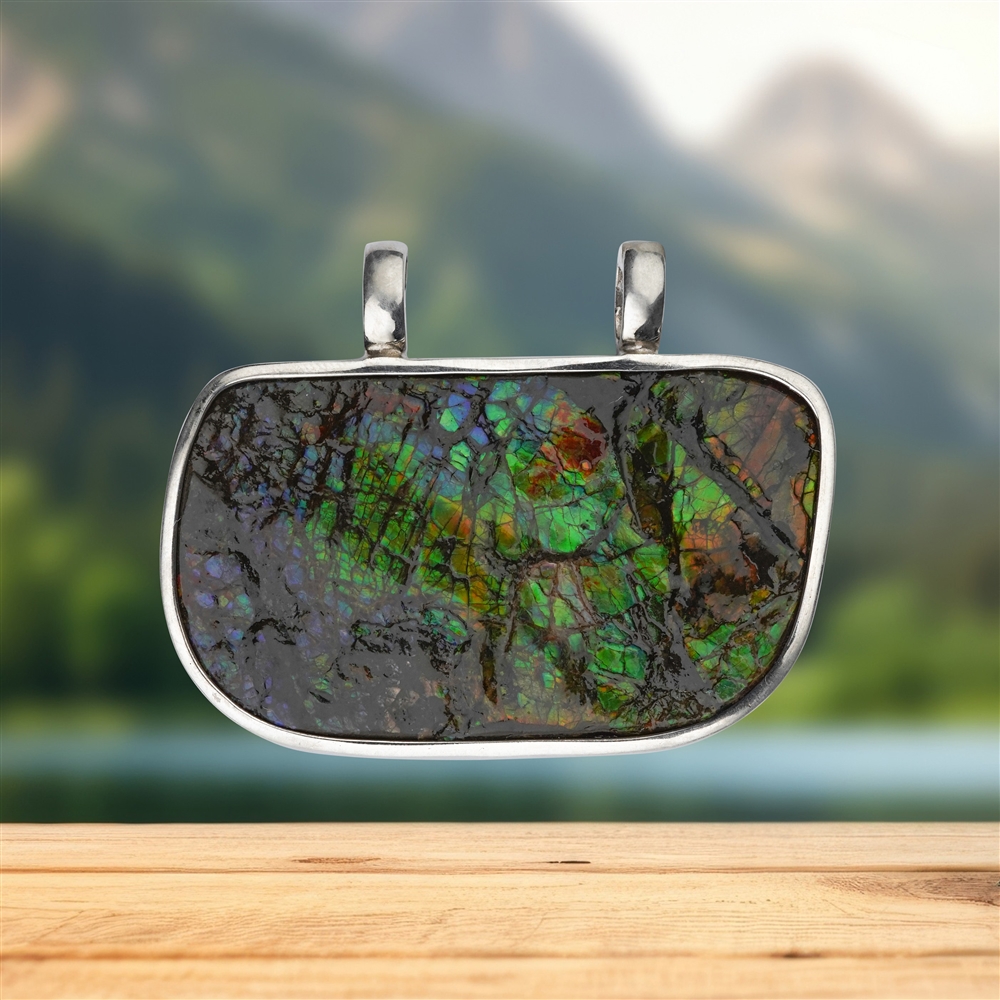 Pendentif Ammolite Pièces uniques 076