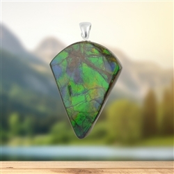 2815583128 Ammolite pendant unique 128, 5.9 cm | wholesaler gems, healing stones & jewelry