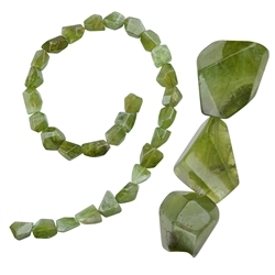 2821120003 Strang Peridot Unikat 003 | Schreier Großhandel Edelsteine, Heilsteine & Schmuck