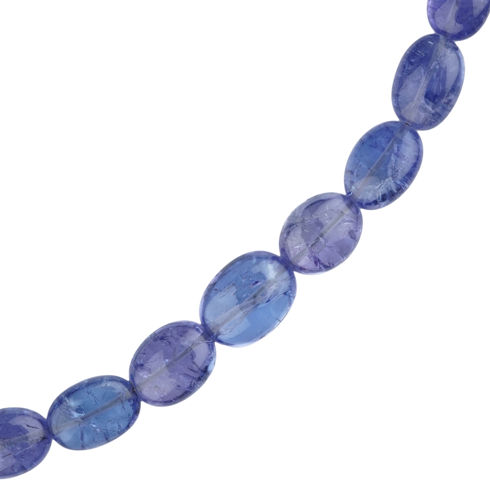 Tanzanite necklace, Lenses, unique 005