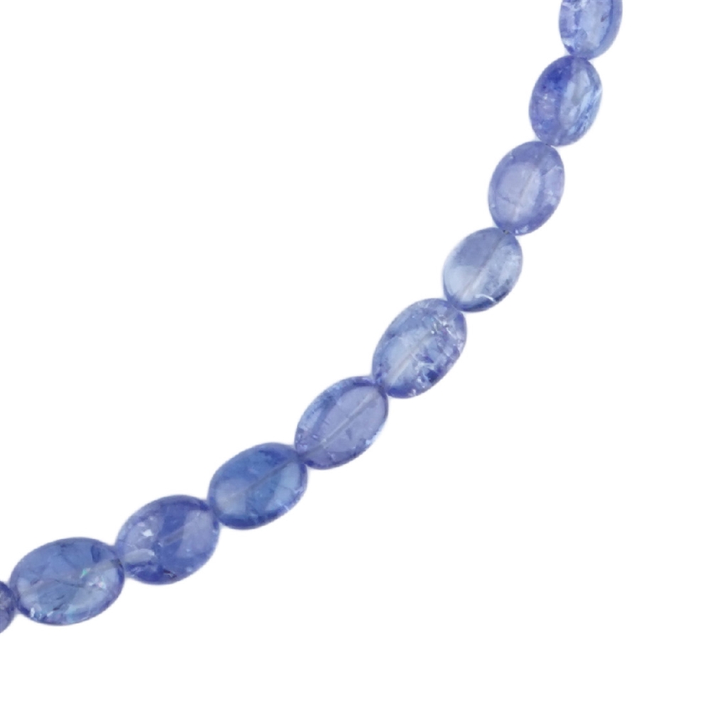 Tanzanite necklace, Lenses, unique 006