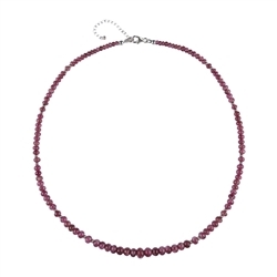 2822299002 Necklace tourmaline (rubellite), button in gradient, unique 002 | Marco Schreier