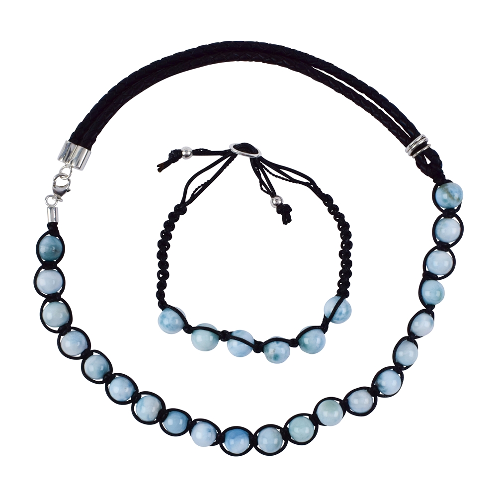  Schmuckset Larimar Unikat 001