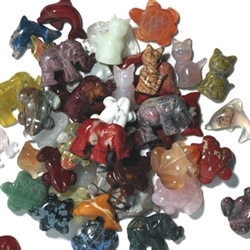 Drilled animals mixtures and displays | wholesale gems, healing stones &amp; jewelry