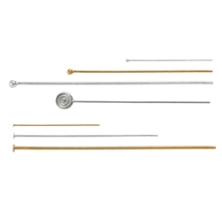 Headpins | Marco Schreier wholesale suppliers - gems, healing stones &amp; jewelry