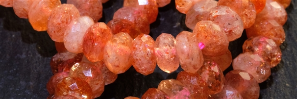 Cordones de cadena Sunstone | piedras preciosas, piedras curativas y joyer&#237;a