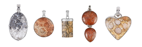 Colgante plata 925 con coral | piedras preciosas, piedras curativas y joyería - Página 2