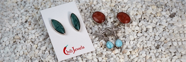 Ear jewelry (Chili Jewels) | minerals wholesale - gems, healing stones &amp; jewelry